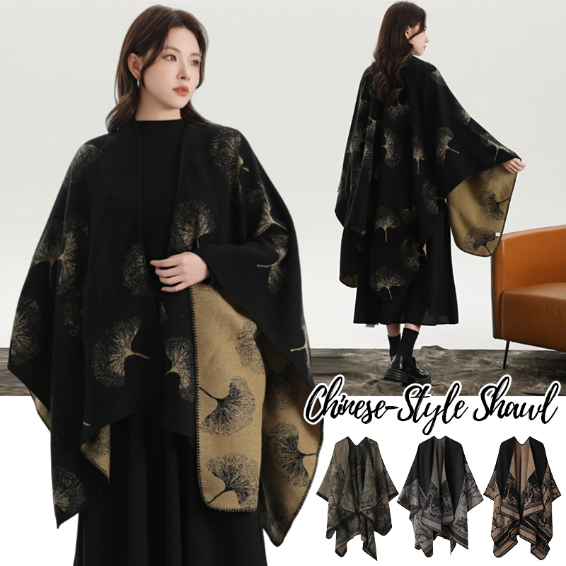 Winter Clothing Ideas - 여성을위한 인쇄 니트 목도리 가을 겨울