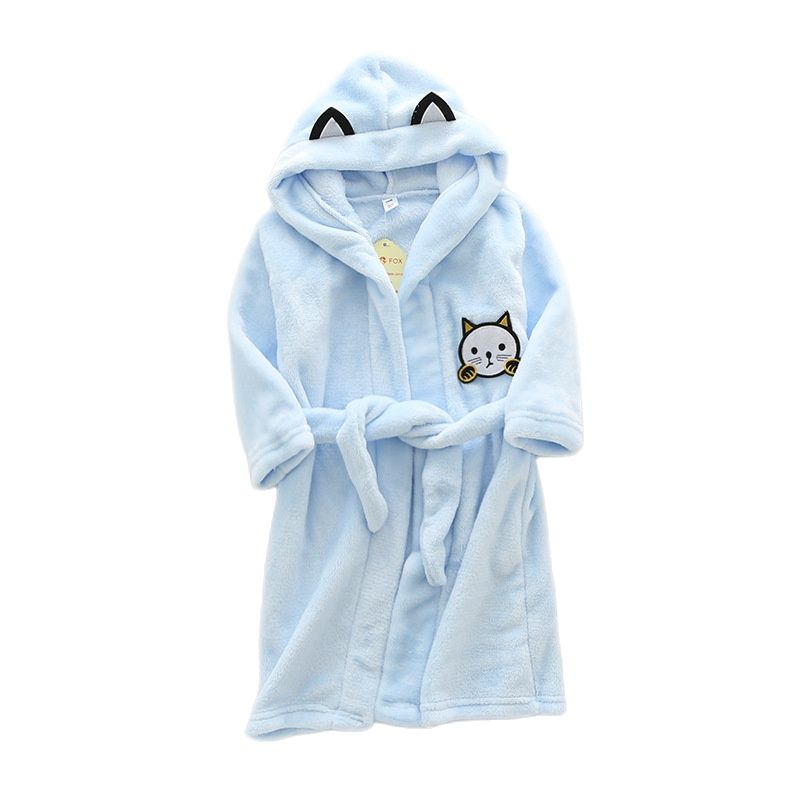 어린이 만화 고양이 가운 새로운 겨울 아기 소녀 목욕  - Winter Clothing For Baby Girl 리뷰 및 가격