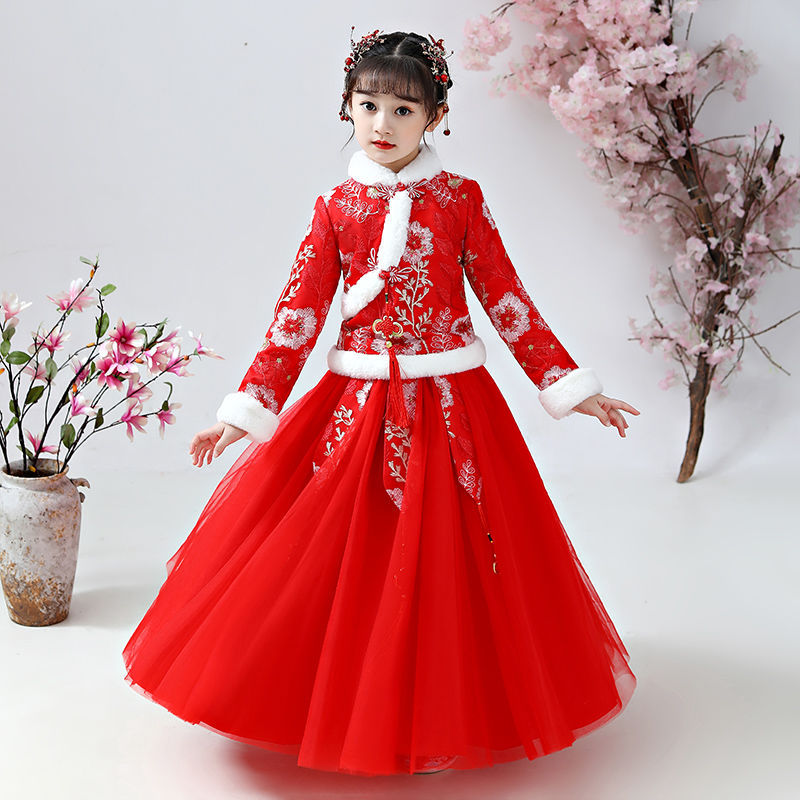 어린이 가을 겨울 한푸 소녀, 고대 코스튬 두꺼운 소녀 - Winter Clothing For Baby Girl 리뷰 및 가격