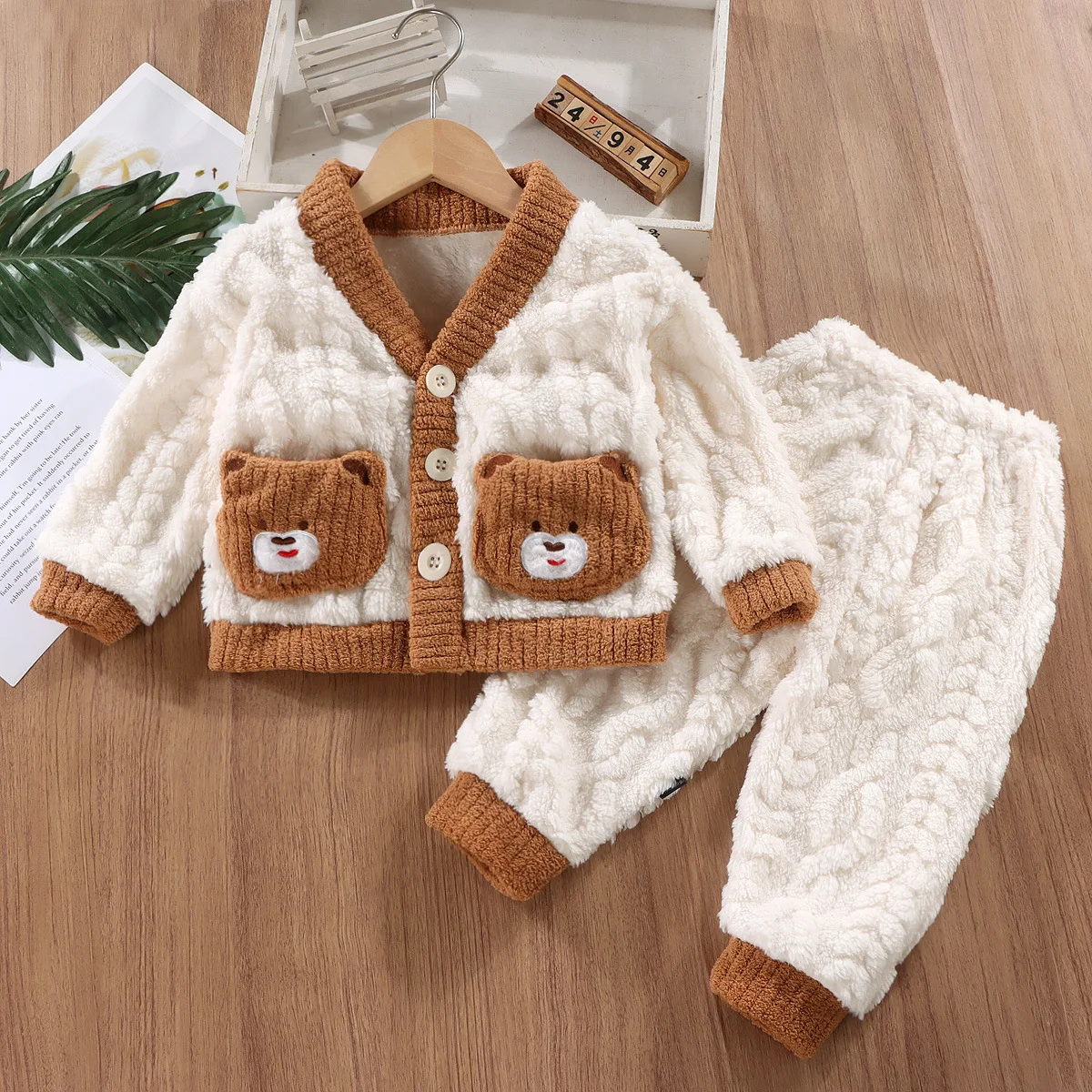 새로운 가을 겨울 어린이 두꺼운 따뜻한 잠옷 아기 귀여 - Winter Clothing For Baby Girl 리뷰 및 가격