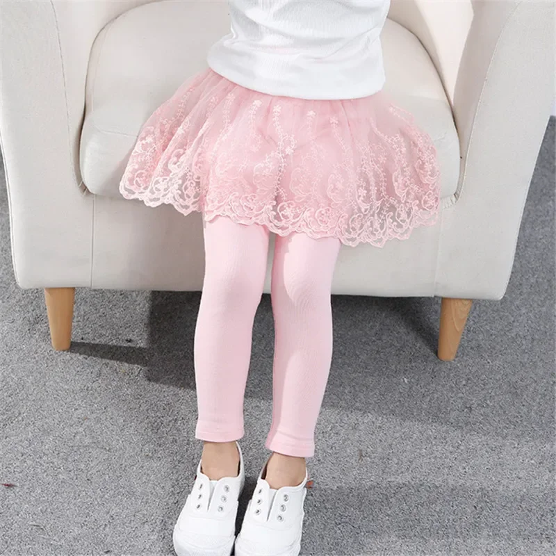 새 아기 소녀 레깅스 레이스 공주 스커트-바지 봄 가을 - Winter Clothing For Baby Girl 리뷰 및 가격