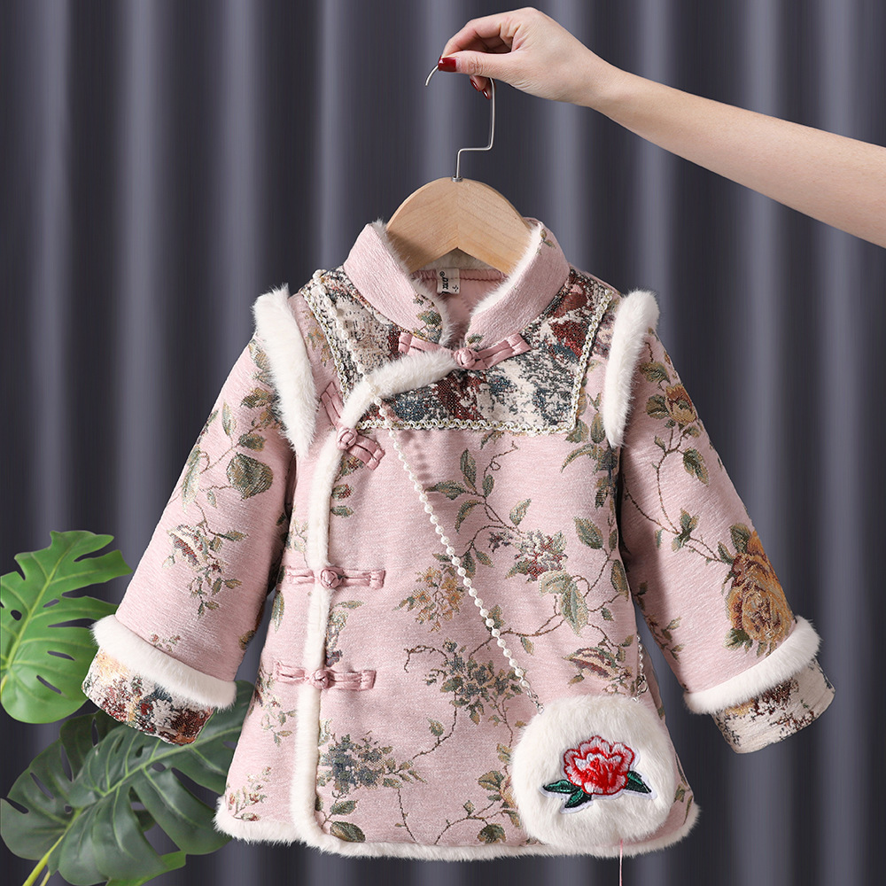 겨울 아기 ​​소녀 Hanfu 키즈 공주 당나라 Che - Winter Clothing For Baby Girl 리뷰 및 가격