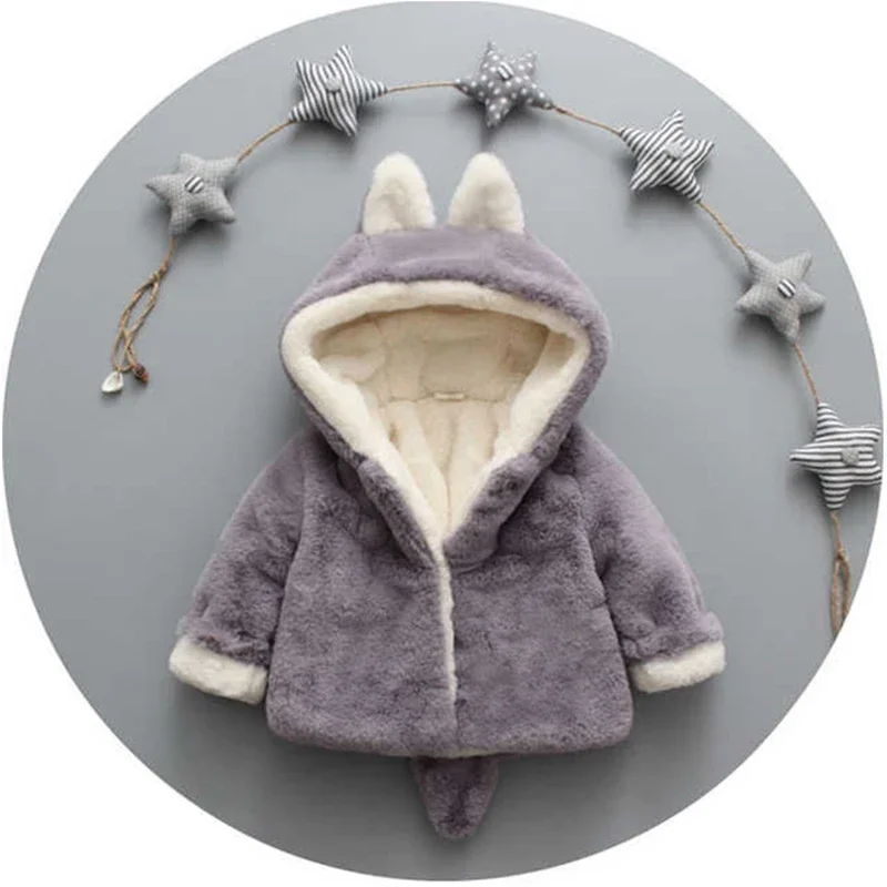 귀여운 고양이 귀 봉제 아기 재킷, 크리스마스 공주 소 - Winter Clothing For Baby Girl 리뷰 및 가격